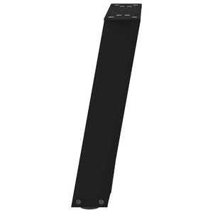 U-Form Couchtischbeine Schwarz, 2er Set