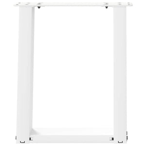 Weiße U-Form Couchtischbeine, 2er-Set
