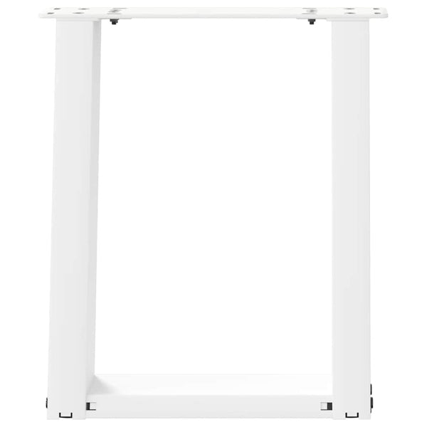 Weiße U-Form Couchtischbeine, 2er-Set
