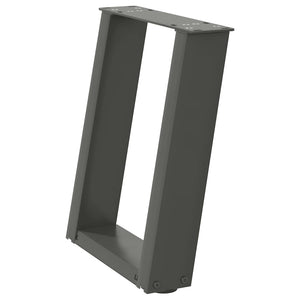 U-Form Couchtischbeine Anthrazit, 2er-Set