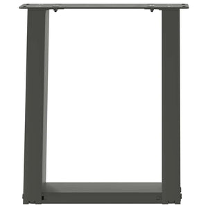 U-Form Couchtischbeine Anthrazit, 2er-Set