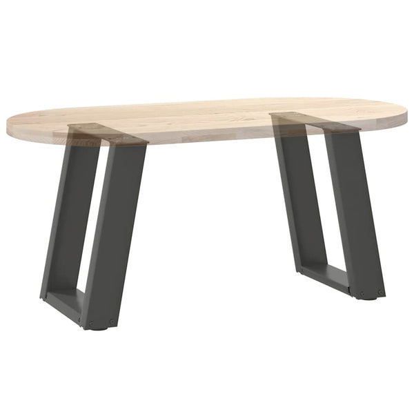 U-Form Couchtischbeine Anthrazit, 2er-Set