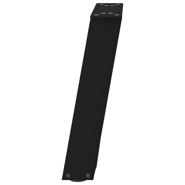 U-Form Couchtischbeine, 2er Set, Schwarz