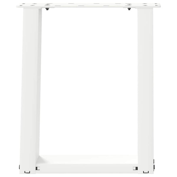 Couchtischbeine U-Form, Weiß, 2er-Set
