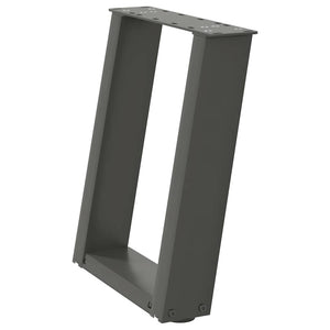U-Form Couchtischbeine Anthrazit, 2er Set