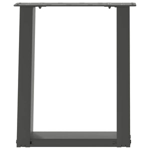 U-Form Couchtischbeine Anthrazit, 2er Set