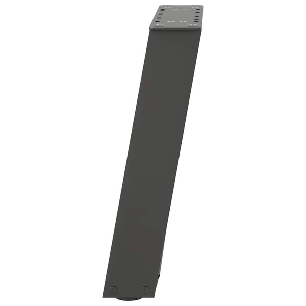 U-Form Couchtischbeine Anthrazit, 2er Set