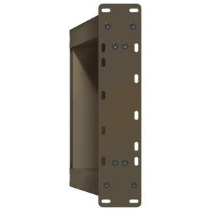 U-Form Couchtischbeine, 2er Set, Naturstahl
