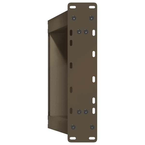 U-Form Couchtischbeine, 2er Set, Naturstahl