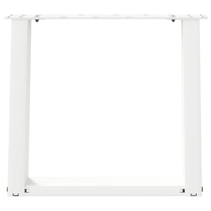 Couchtischbeine U-Form Weiß, 2er Set