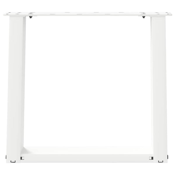 Couchtischbeine U-Form Weiß, 2er Set