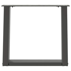 Couchtischbeine U-Form Anthrazit, 2er Set