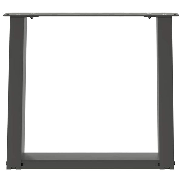 Couchtischbeine U-Form Anthrazit, 2er Set