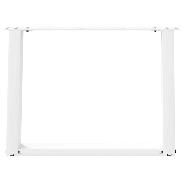 Couchtischbeine U-Form, Weiß, 60cm, 2er-Set