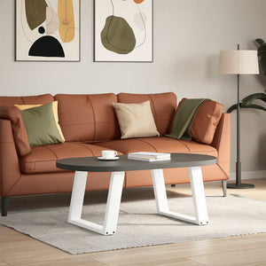 Couchtischbeine U-Form, Weiß, 70 cm, 2er-Set