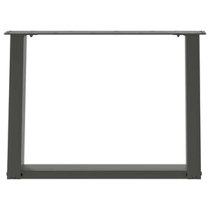 Anthrazit Couchtischbeine U-Form, 70 cm, 2er-Set