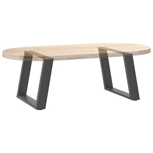 Anthrazit Couchtischbeine U-Form, 70 cm, 2er-Set