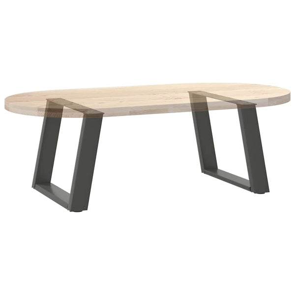 Anthrazit Couchtischbeine U-Form, 70 cm, 2er-Set