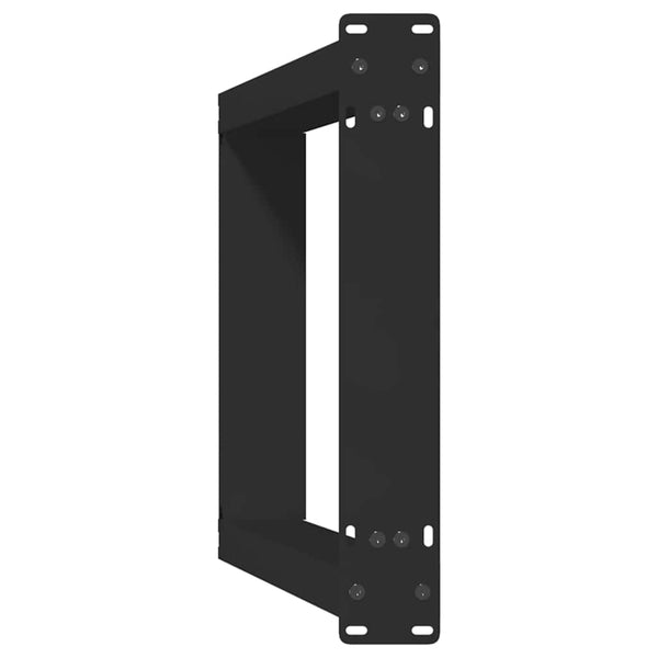 U-Form Konsolentischbeine Schwarz, 2er Set