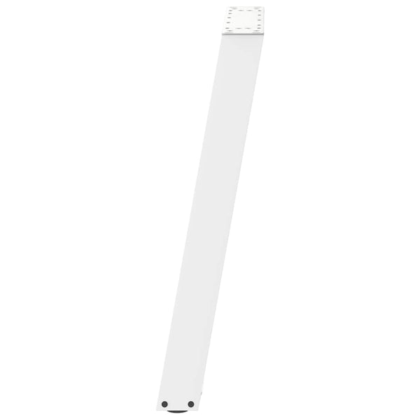 U-Form Konsolentischbeine, 38x72 cm, Weiß, 2er-Set