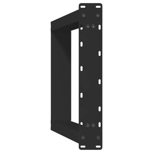 Schwarze U-Form Esstischbeine, 50x72 cm, 2er-Set