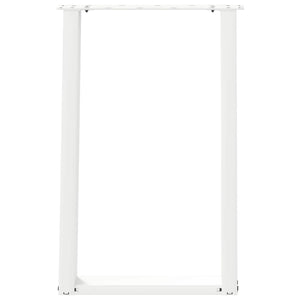 U-Form Tischbeine, 60 cm, Weiß, 2er Set