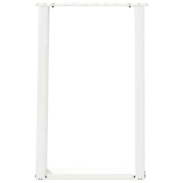 U-Form Tischbeine, 60 cm, Weiß, 2er Set