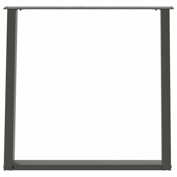 Esstischbeine U-Form Anthrazit 70x73 cm, 2er-Set