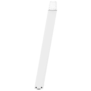 Esstischbeine U-Form, Weiß, 80 cm, 2er-Set