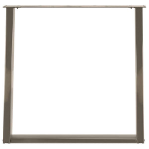 U-Form Esstischbeine, 80 cm, 2er Set