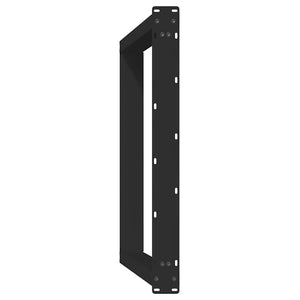 U-Form Tischbeine, 2er Set, 90cm Schwarz