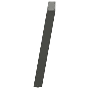 Esstischbeine U-Form Anthrazit, 90cm Stahl