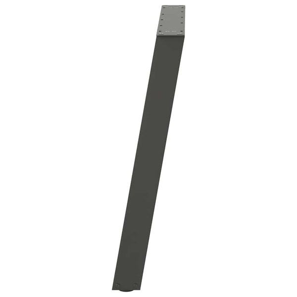 Esstischbeine U-Form Anthrazit, 90cm Stahl