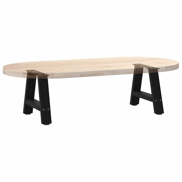Couchtischbeine A-Form, 2er Set, Schwarz