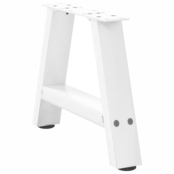 Couchtischbeine A-Form Weiß Stahl