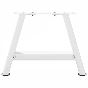 Couchtischbeine A-Form Weiß Stahl