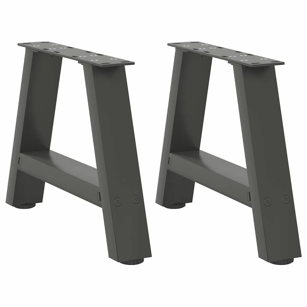 Couchtischbeine A-Form Anthrazit Stahl