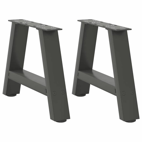 Couchtischbeine A-Form Anthrazit Stahl