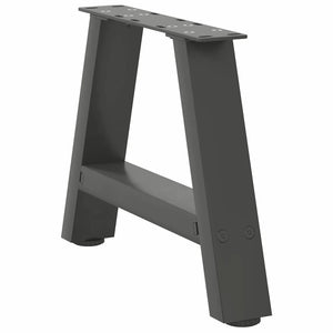 Couchtischbeine A-Form Anthrazit Stahl