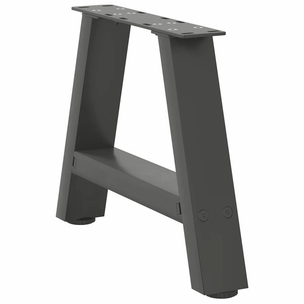 Couchtischbeine A-Form Anthrazit Stahl