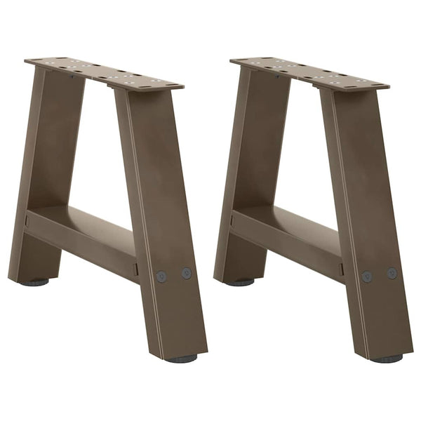 A-Form Couchtischbeine Stahl 30cm, 2er Set