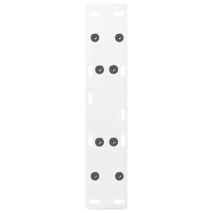 Couchtischbeine A-Form, 2er Set, Weiß, Stahl