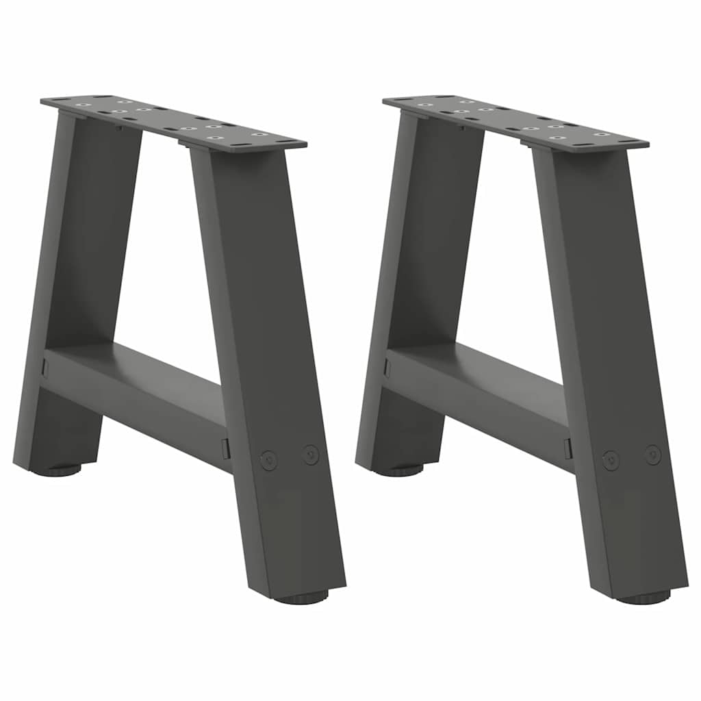 Couchtischbeine A-Form Anthrazit, 2er Set