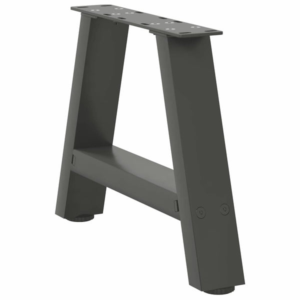 Couchtischbeine A-Form Anthrazit, 2er Set