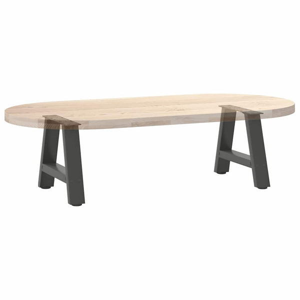Couchtischbeine A-Form Anthrazit, 2er Set