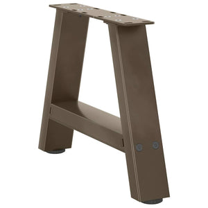 A-Form Couchtischbeine Stahl 40 cm, 2er-Set