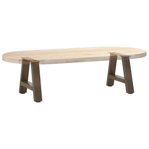 A-Form Couchtischbeine Stahl 40 cm, 2er-Set