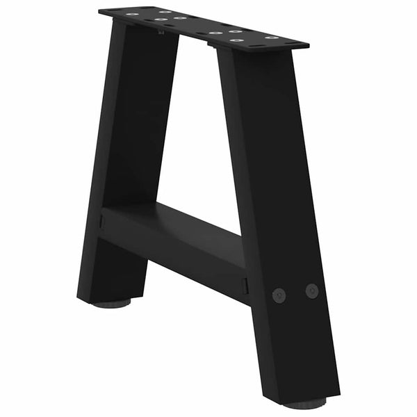 Couchtischbeine A-Form, 50cm, Schwarz, 2er Set
