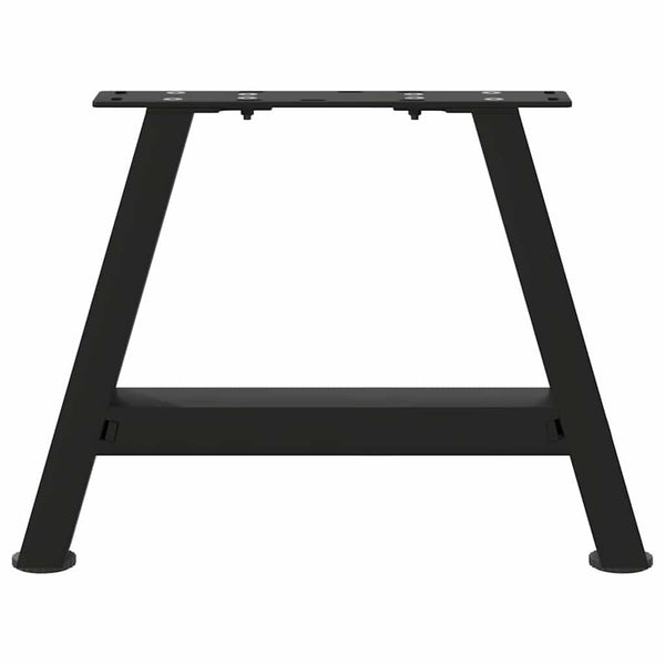 Couchtischbeine A-Form, 50cm, Schwarz, 2er Set