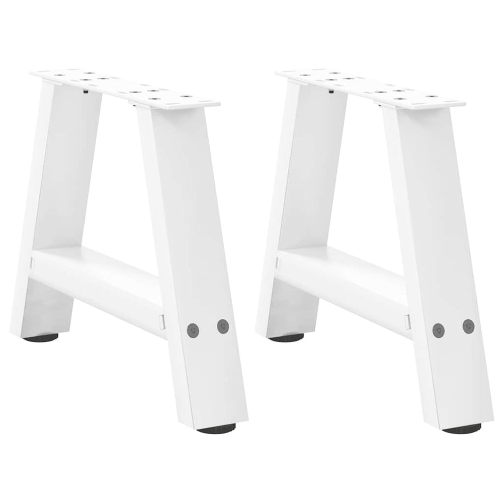 Weiße A-Form Couchtischbeine, 50 cm, 2er Set